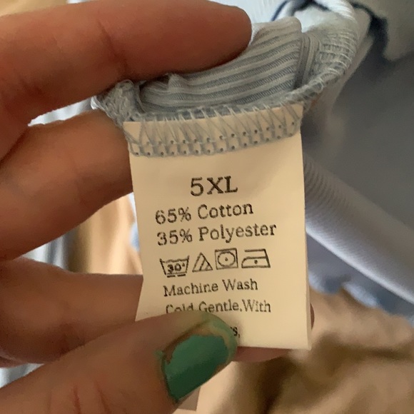 plus lettuce trim rib-knit bardot tee - Picture 3 of 3